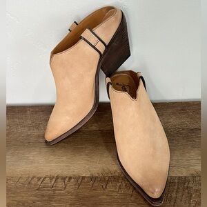 Free People Marfa Leather Mule Shoe Eu 37.5 Us 7.5